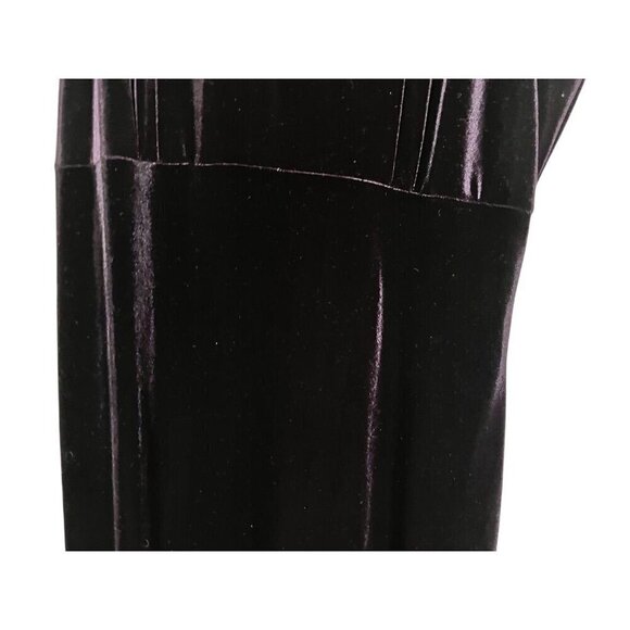 Stevie K Dress L Purple Velour Satin Bow Festival 80s Whimsigoth Fairy Preppy - Picture 10 of 16